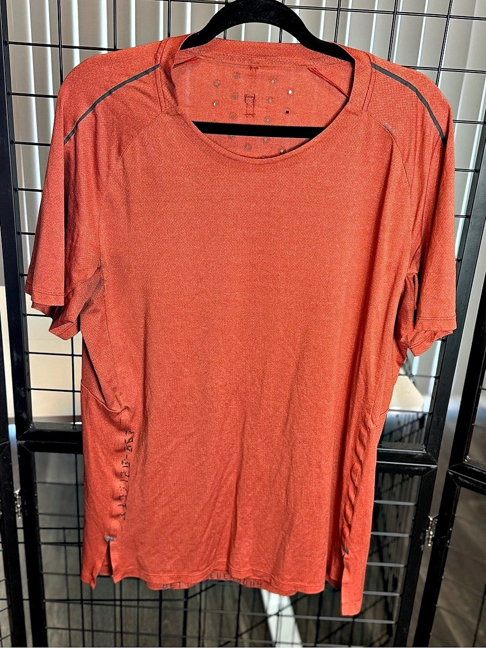 lululemon Short Sleeve Athletic Tee Orange